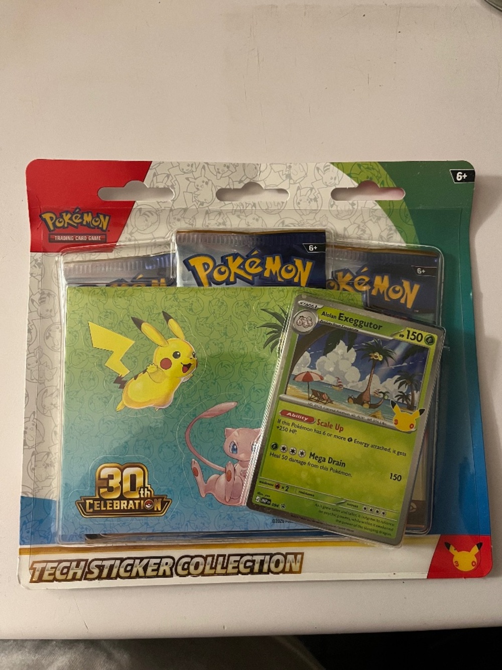 Pokemon tcg 30th celebration Texh Sticker Collection